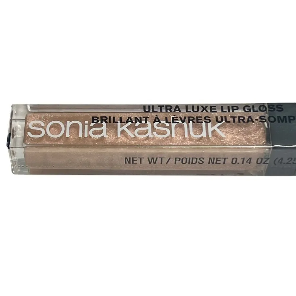 Sonia Kashuk Ultra Luxe Lip Gloss Sparkling Sugar 01‎ New Hydrating Beige, Nude